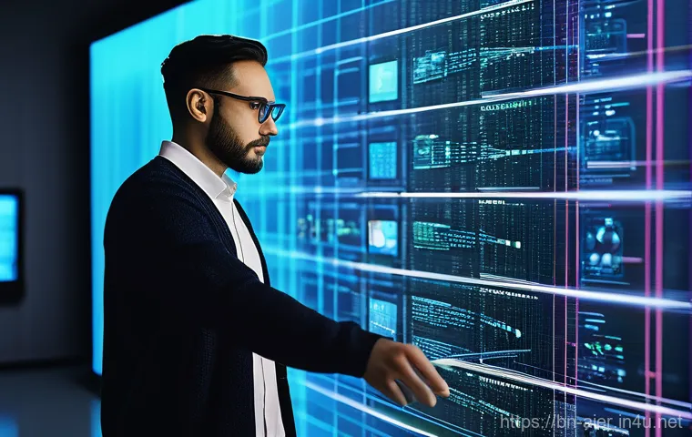 AI 개발자를 위한 코딩 테스트 팁 - **Prompt: "A focused software engineer, dressed in smart casual attire (like a collared shirt and je...