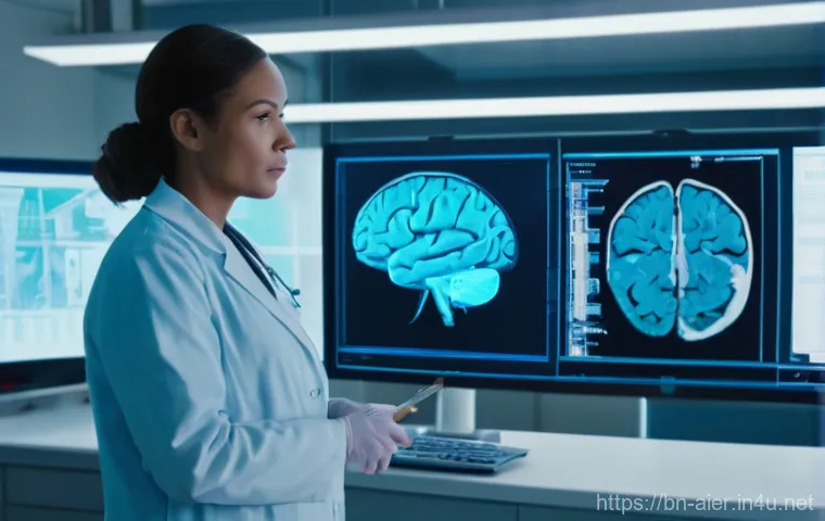 AI 전문가의 실시간 문제 해결 사례 - **Prompt 1: AI-Powered Medical Diagnosis**
    "A female doctor, mid-30s, with a thoughtful and focu...